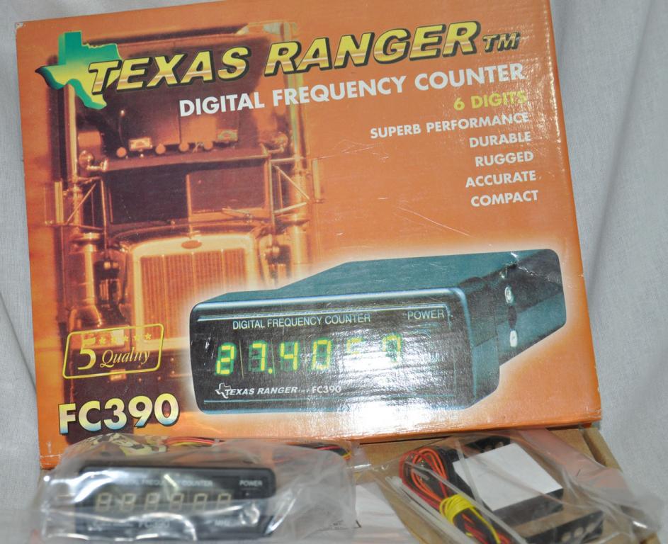 VENDIDO - VENDO FREQUENCIMETRO TEXAS RANGER - NA CAIXA SEM USO