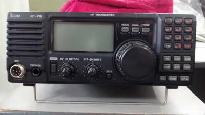 Radio ICOM IC 78 HF - 160-10m Com caixa e Manual