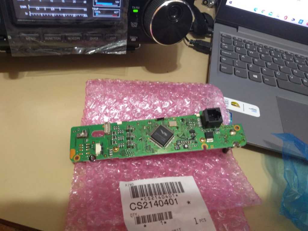 VD. PLACA FRONTAL DO FT-857 YAESU USADA — Foto 3