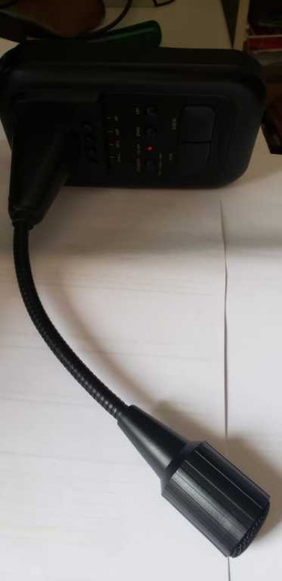 MICROFONE PEDESTAL AMPLIFICADO PARA YAESU/ICOM/KENWOOD/PX — Miniatura 5